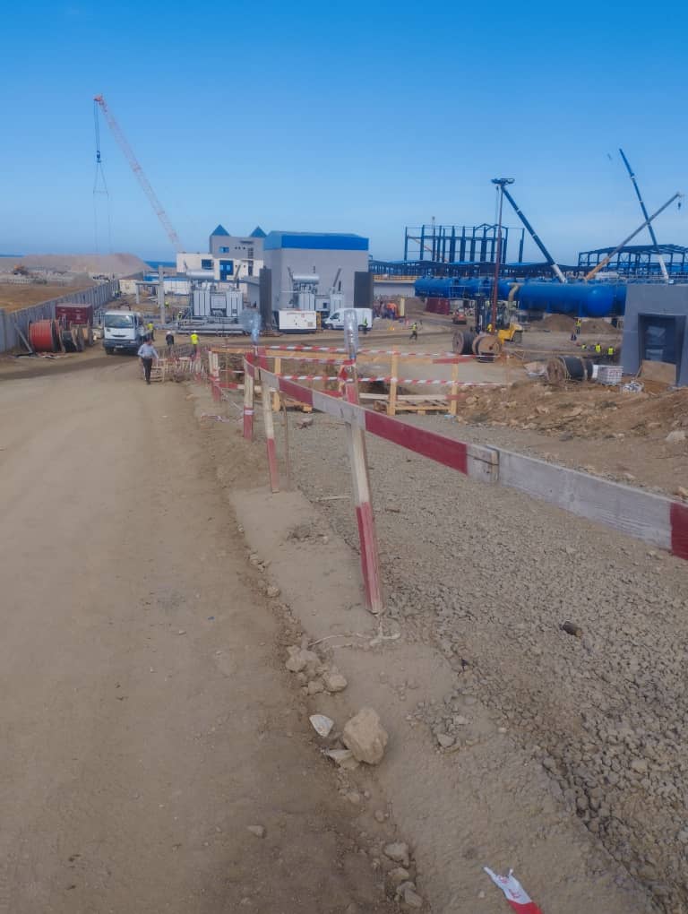Réalisation de l'usine de dessalement d'eau mer CAP DJINET